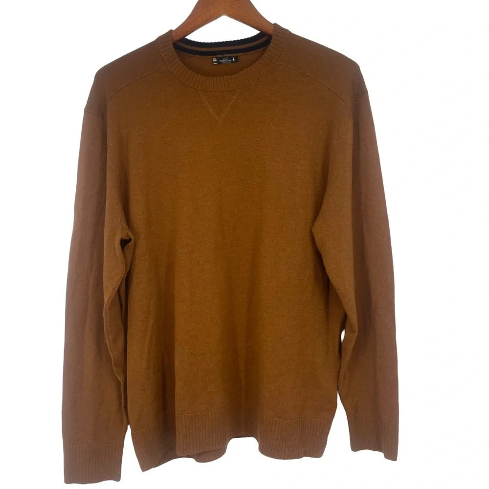 Smartwool Orange Sweater Mens Small But Oversized